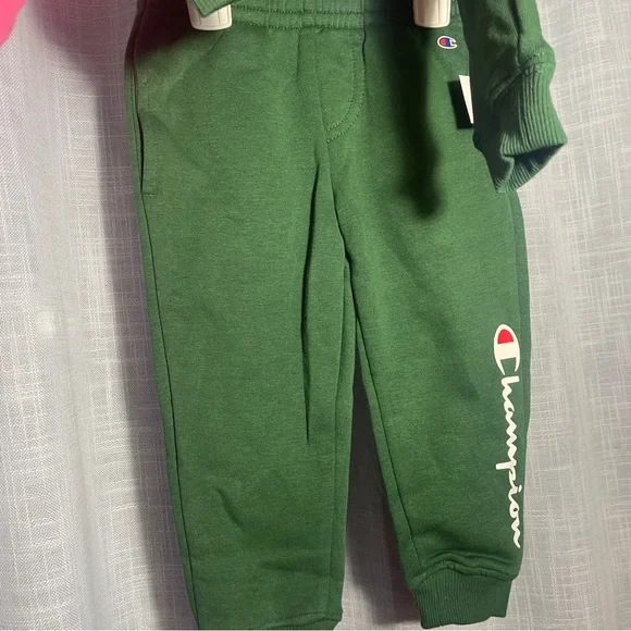 Champion Forest Green Kids Tracksuit - Picture 5 of 13